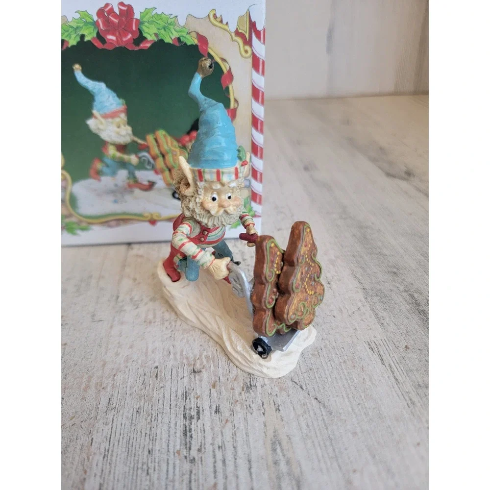 Enesco Fronsie elf cookie carter vintage North Pole accessory Village Santa's